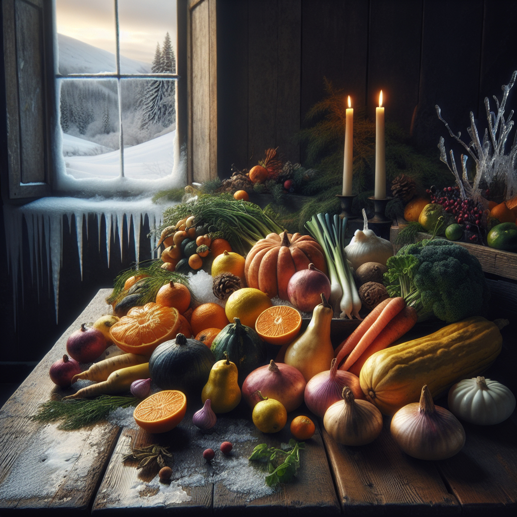 Kulinarische schätze des winters: Was jetzt saison hat